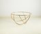 Brass Sculpted Coffee Table, Gold Basket, Misaya, Image 2