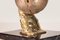 Lampada da tavolo in bronzo scolpito di Samuel Costantini, Immagine 3