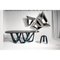 G-Table B and C, Sculptural Table in Polished Stainless Steel, Zieta 4