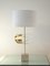 Brass and Wood ''Le Vele'' Table Lamp 3