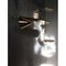 Estantes flotantes de latón pulido firmados por Chanel Kapitanj, Medium, Imagen 15