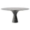 Refined Contemporary Marble Dining Table with Custom Honed Finish, Image 1