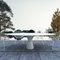 Refined Contemporary Marble Dining Table with Custom Honed Finish 9