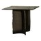 Hand-Sculpted Black Clay Table by Sanna Völker, Image 1