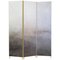 Grey Hand-Painted Brass Screen, Jan Garncarek, Image 1