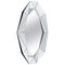 Silver Large Diamond Decorative Mirror, Image 1