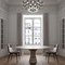 Port Saint Laurent Refined Contemporary Marble Dining Table 4