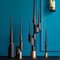 Trio of Bronze Chandeliers 'Ashes to Ashes', Signed William Guillon, Image 7