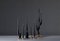 Trio of Bronze Chandeliers 'Ashes to Ashes', Signed William Guillon 12