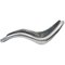 Steel in Rotation Chaise Lounge in Polished Stainless Steel, Zieta 1