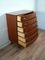 Vintage Danish Teak Chest with 6 Drawers 9