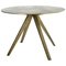 Antique Brass Plated Circle Table, Pols Potten Studio 1