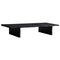 Black Slate Sculpted Low Table by Frederic Saulou 1