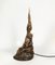 Khaos, Bronze Sculptural Table Lamp, Signed by William Guillon 10