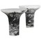 Pair of Marbled Salts Gueridons by Roxane Lahidji, Set of 2, Image 1