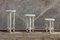 Ensemble of Travertine Side Tables by Clément Brazille, Set of 3, Image 20