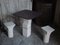 Pair of Sireul Stone Side Tables, Frederic Saulou, Set of 2 10