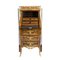 Antique Louis XV Style French Rosewood and Brass Secretaire with Marble Top, Image 8