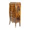 Antique Louis XV Style French Rosewood and Brass Secretaire with Marble Top, Image 9