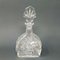 Decanter e bicchieri Mid-Century in cristallo, Italia, anni '50, set di 7, Immagine 3