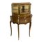 Antique Louis XVI Style Rosewood Demilune Display or Bar Cabinet, Image 9