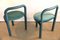 Blue Velvet Model 320 Side Chairs by Geoffrey Harcourt for Artifort, 1970s, Set of 2 3