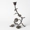 Art Nouveau Wrought Iron Candleholder by Louis Van Boeckel, Image 4
