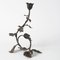 Art Nouveau Wrought Iron Candleholder by Louis Van Boeckel 2