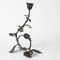 Art Nouveau Wrought Iron Candleholder by Louis Van Boeckel, Image 2