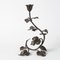 Art Nouveau Wrought Iron Candleholder by Louis Van Boeckel 1