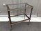 Art Deco Rosewood Service Bar Cart, 1950s 1