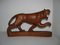 Indian Rosewood Panther Sculpture, 1980s 1