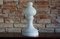 White Bishop Chess Table Lamp by Ivan Jakeš for Valašské Meziříčí, 1960s 1