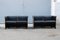 Black Leather Sofas by Mario Bellini for Cassina, 1970s, Set of 2 18