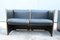 Black Leather Sofas by Mario Bellini for Cassina, 1970s, Set of 2 5