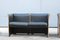 Black Leather Sofas by Mario Bellini for Cassina, 1970s, Set of 2 1