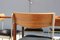 Italian Extendable Teak and Metal Dining Table & Chairs Set, 1960s, Set of 7, Image 10