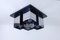 Lampada da soffitto in acciaio in stile Poliarte, anni '70, Immagine 2