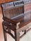 Antique Chinese Qing Dynasty Carved Hall Seat Bench, 1860s, Image 6