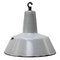 Vintage Industrial Gray Enamel Pendant Lamp from Philips, 1950s, Image 1