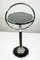 Table d'Appoint Art Déco Bauhaus Noire et Chrome en Acier Tubulaire, 1930s 2