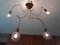 Lámpara de techo ajustable vintage de latón, Imagen 4