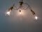Lámpara de techo ajustable vintage de latón, Imagen 3
