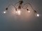 Lampada da soffitto vintage regolabile in ottone, Immagine 5