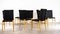 Scandinavian Modern Woven Dining Chairs, 1990s, Set of 9 6