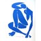 Sentado desnudo en azul después de Henri Matisse, Imagen 1