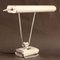 Art Deco French Gray Chrome Table Lamp by Eileen Gray for Jumo, 1940s 1