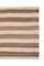 Vintage Turkish Brown Striped Hemp Kilim Rug, 1970s, Image 3
