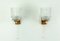 Mid-Century Glass and Walnut Sconces from Temde, Set of 2 5