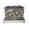 19th Century Silver Metal the Fox & the Stork Jewelry Box 1